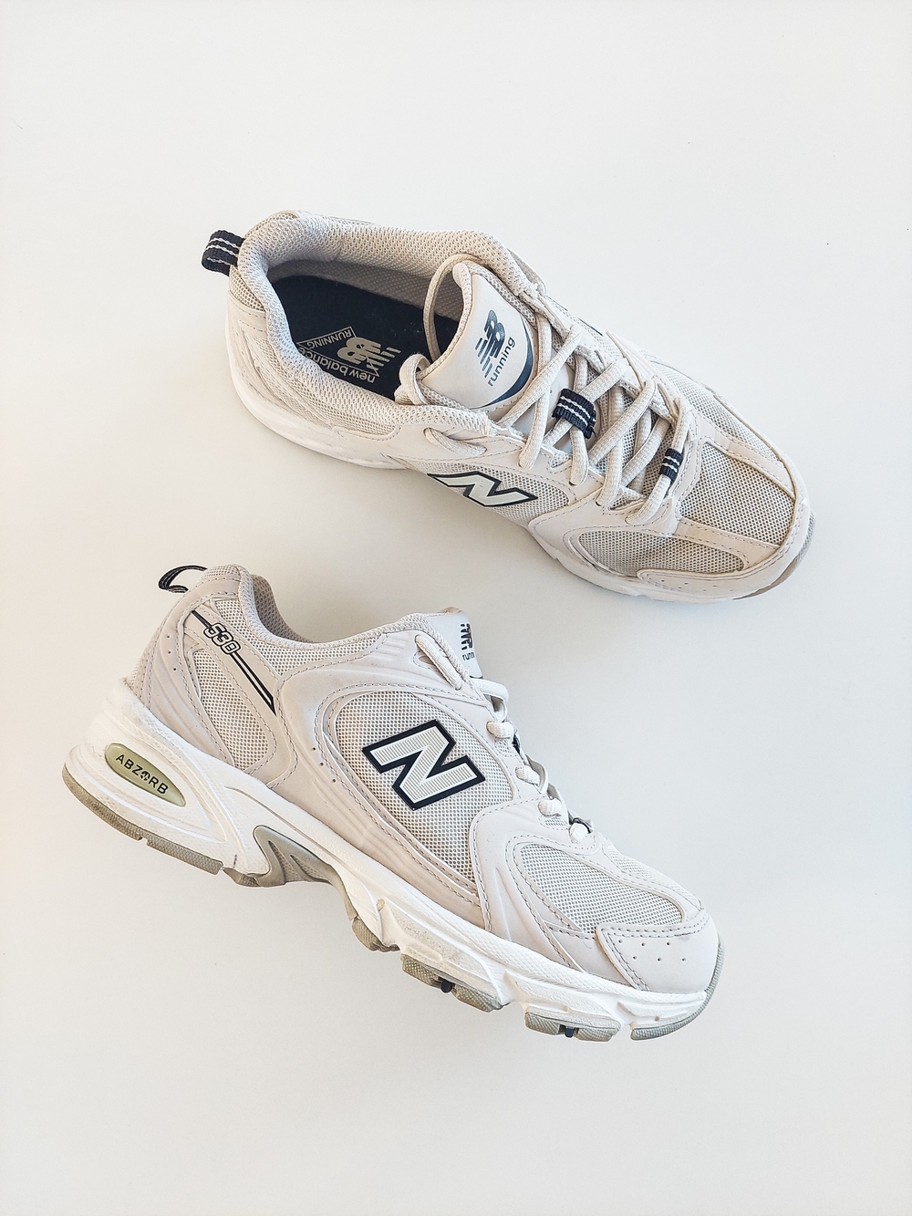 New Balance 530 Women's 6.5 Cream Beige Sneakers Fashion Shoes Casual